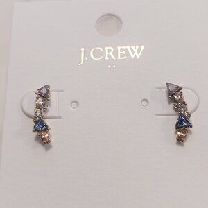 J.Crew Factory Crystal Crawler Earrings
